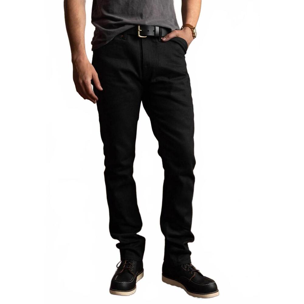 NEW IRON & RESIN enduro reinforced denim jeans in black